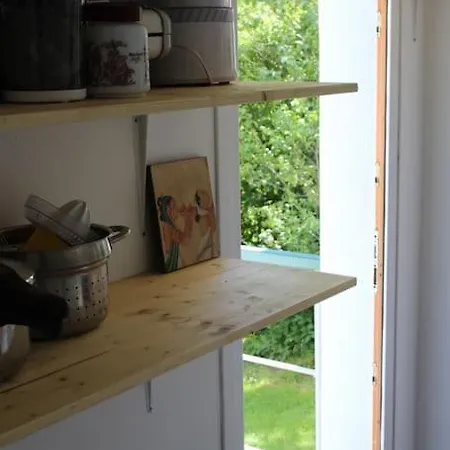 Idyllisches Haus Mit Garten Und Saunahuette In Der דירה *